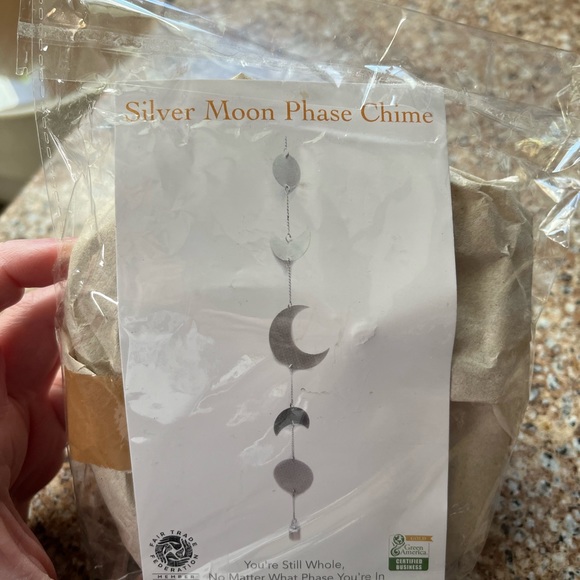 NWT Silver Tone Moon Phase Chime - Picture 2 of 12